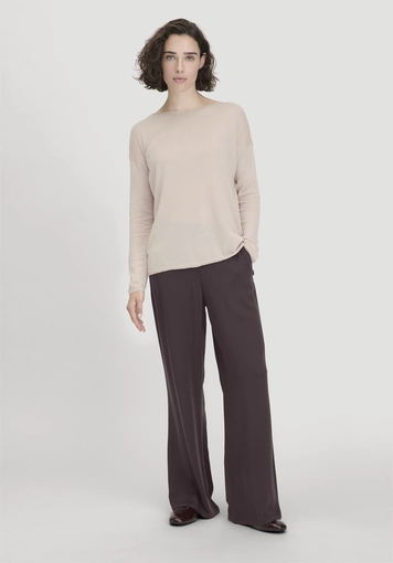 Strick Pullover Oversize aus TENCEL™ Lyocell mit Bio-Baumwolle - 1