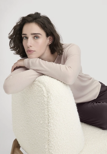 Strick Pullover Oversize aus TENCEL™ Lyocell mit Bio-Baumwolle - 4