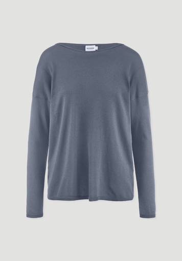Oversized knit sweater made from TENCEL™ Lyocell with organic cotton - 5
