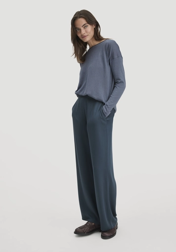 Strick Pullover Oversize aus TENCEL™ Lyocell mit Bio-Baumwolle - 1