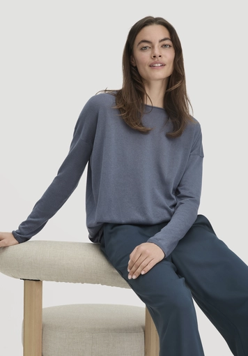 Strick Pullover Oversize aus TENCEL™ Lyocell mit Bio-Baumwolle - 4