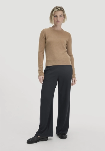 Regular knit pullover made from cashmere with recycled content - 1