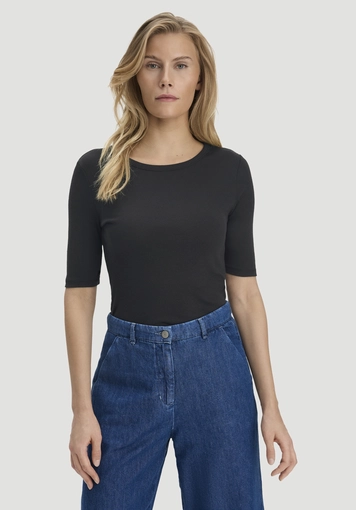 Softrib T-Shirt Fitted aus Bio-Baumwolle und TENCEL™ Modal - 0