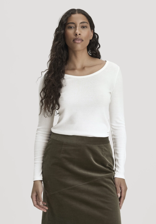 Softrib longsleeve fitted made from organic cotton and TENCEL™ Modal