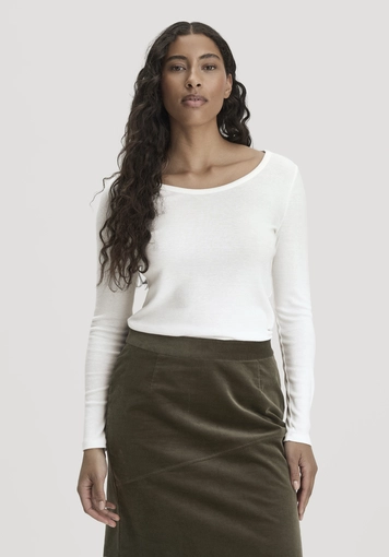 Softrib longsleeve fitted made from organic cotton and TENCEL™ Modal - 0