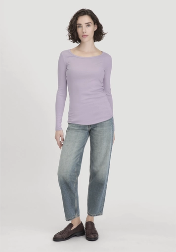Softrib longsleeve fitted made from organic cotton and TENCEL™ Modal - 1