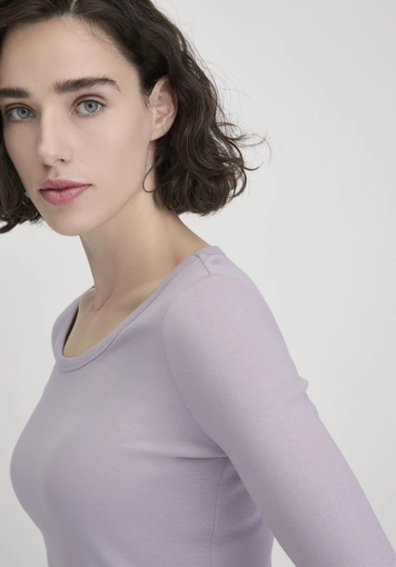 Softrib longsleeve fitted made from organic cotton and TENCEL™ Modal - 3