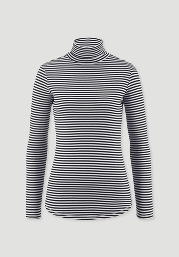 Streifen Softrib Longsleeve Fitted aus Bio-Baumwolle und Modal - 5