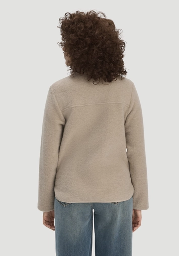 Wollfleece Jacke Regular aus reiner Bio-Merinowolle - 2