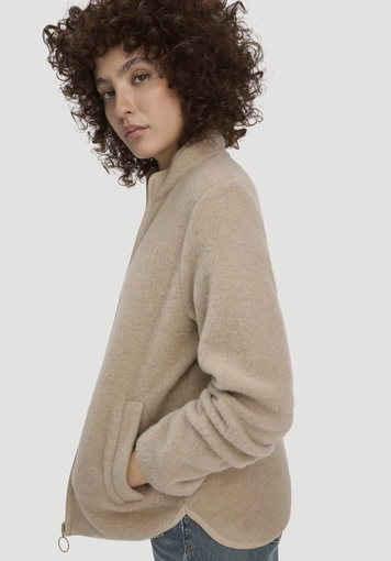 Wollfleece Jacke Regular aus reiner Bio-Merinowolle - 3