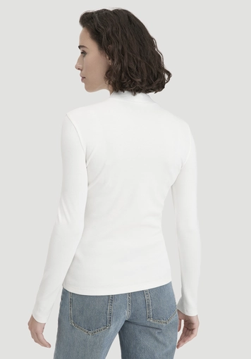 Rib Longsleeve Slim aus Bio-Baumwolle - 2
