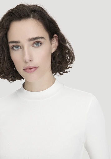 Rib Longsleeve Slim aus Bio-Baumwolle - 3