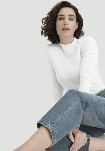 Rib Longsleeve Slim aus Bio-Baumwolle - 4