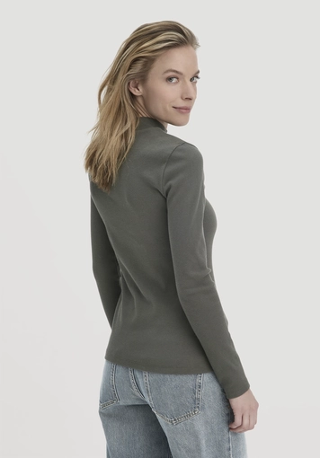 Rib Longsleeve Slim aus Bio-Baumwolle - 2