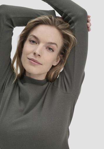 Rib Longsleeve Slim aus Bio-Baumwolle - 3