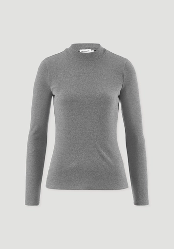 Rib Longsleeve Slim aus Bio-Baumwolle - 4