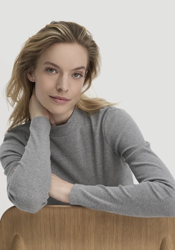 Rib Longsleeve Slim aus Bio-Baumwolle - 3