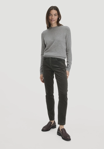 Cordhose Slim Leg Regular aus Bio-Baumwolle - 0