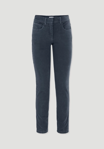 Slim Leg Regular Corduroy Trousers Made of Organic Cotton - 4