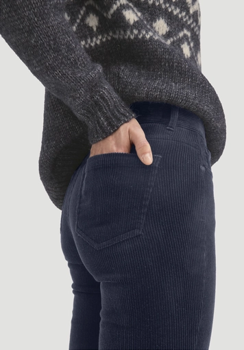 Slim Leg Regular Corduroy Trousers Made of Organic Cotton - 2