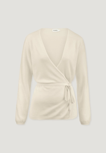 Relaxed knit jacket made from organic merino wool with cashmere - 5