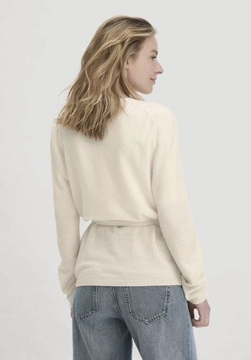 Relaxed knit jacket made from organic merino wool with cashmere - 2