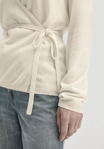 Relaxed knit jacket made from organic merino wool with cashmere - 3