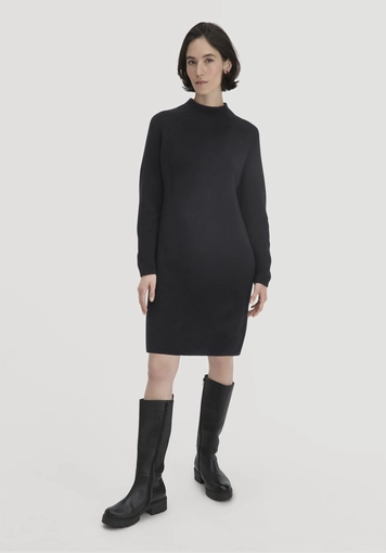 Strick Kleid Regular aus reiner Bio-Baumwolle - 0