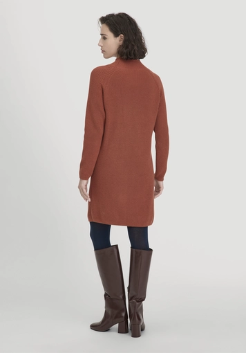 Strick Kleid Regular aus reiner Bio-Baumwolle - 1