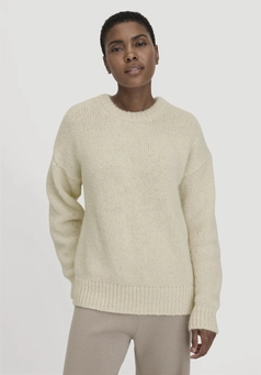 Strick Pullover Relaxed aus Alpaka mit Bio-Baumwolle