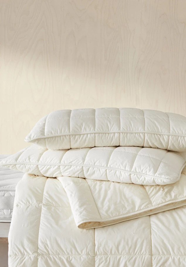 Pillows with hemp and organic cotton