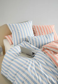 Renforcé Bettwäsche-Set CANNES aus reiner Bio-Baumwolle