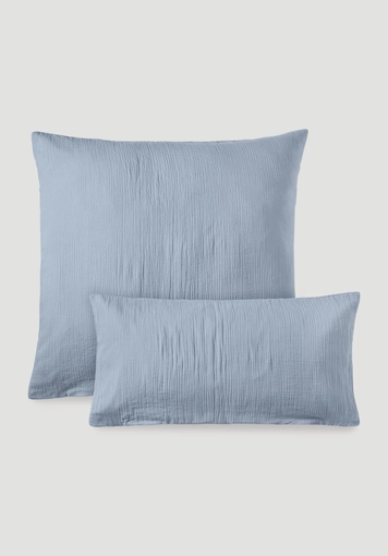 Pure organic cotton muslin cushion cover Pure organic cotton muslin cushion cover