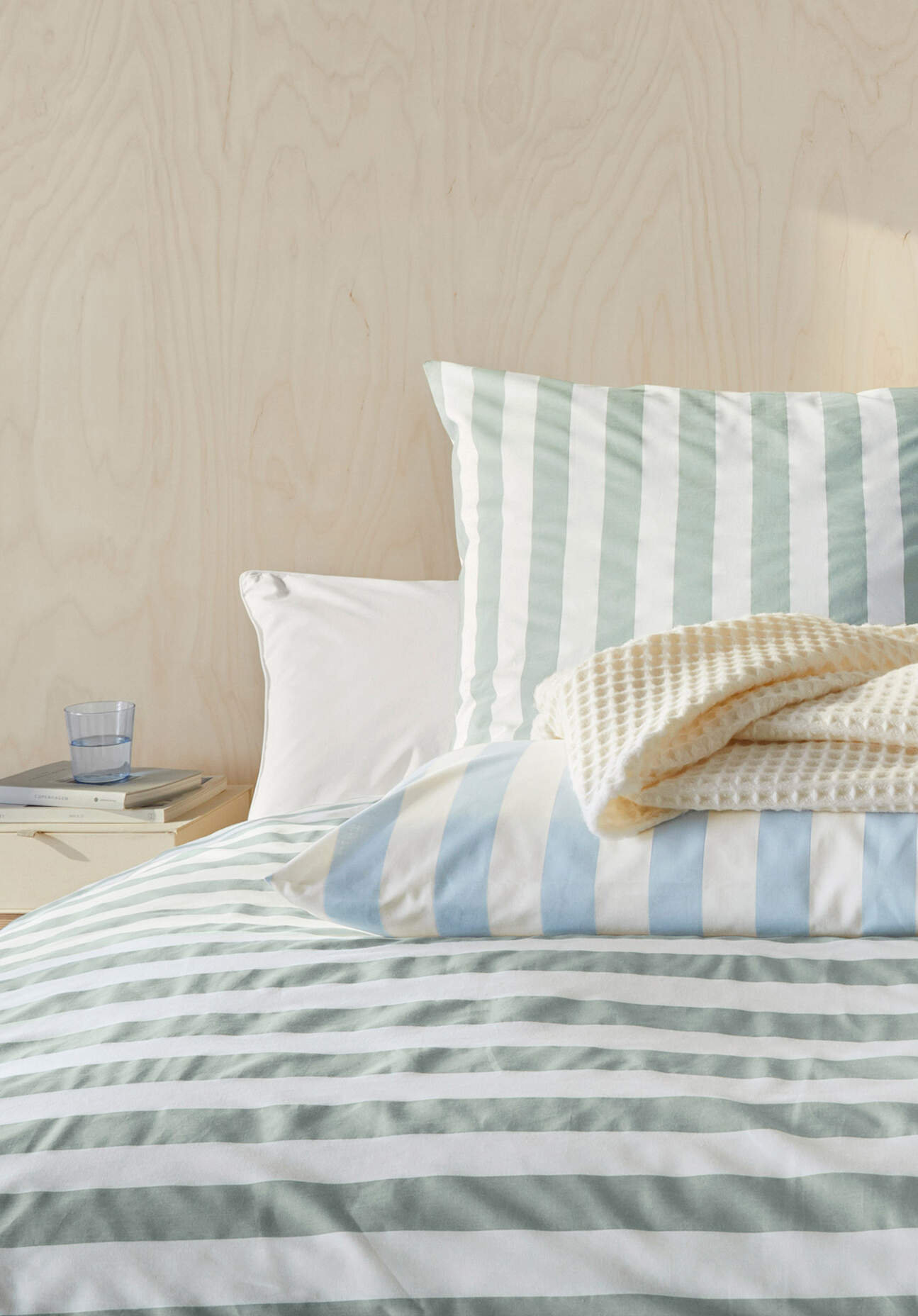 hessnatur Renforcé Bettwäsche-Set CANNES aus Bio-Baumwolle - grün - Größe 1 günstig online kaufen