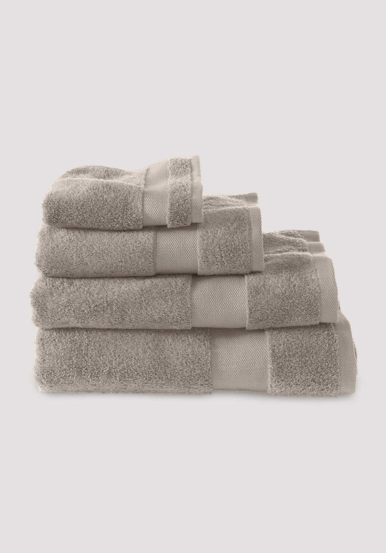 hessnatur Frottier Handtuch aus Bio-Baumwolle - beige - Größe 100x180 cm günstig online kaufen
