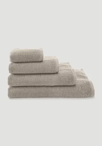 Terry cloth towel ribbed structure made of pure organic cotton - 1