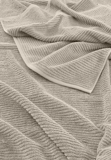 Terry cloth towel ribbed structure made of pure organic cotton - 2