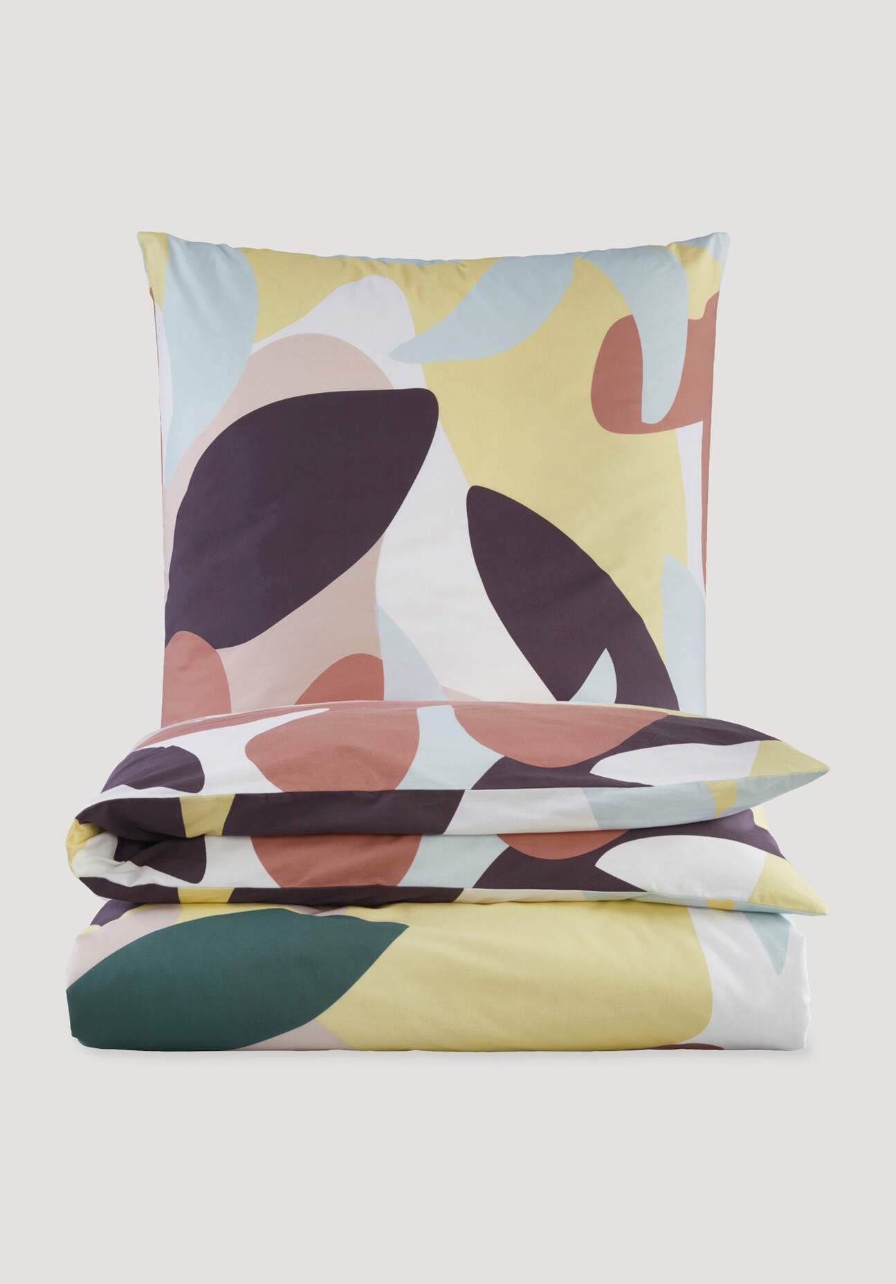 Thumbnail - hessnatur Perkal Bettwäsche Set TALVI aus Bio-Baumwolle - rosa - Größe 135x200 / 80x80 cm