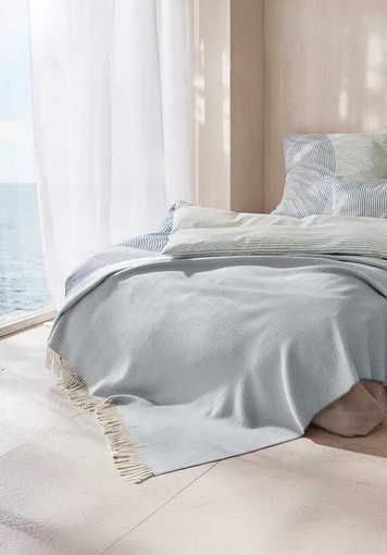 Mix Plaid LIA aus Bio-Baumwolle mit Bio-Lambswool - 0