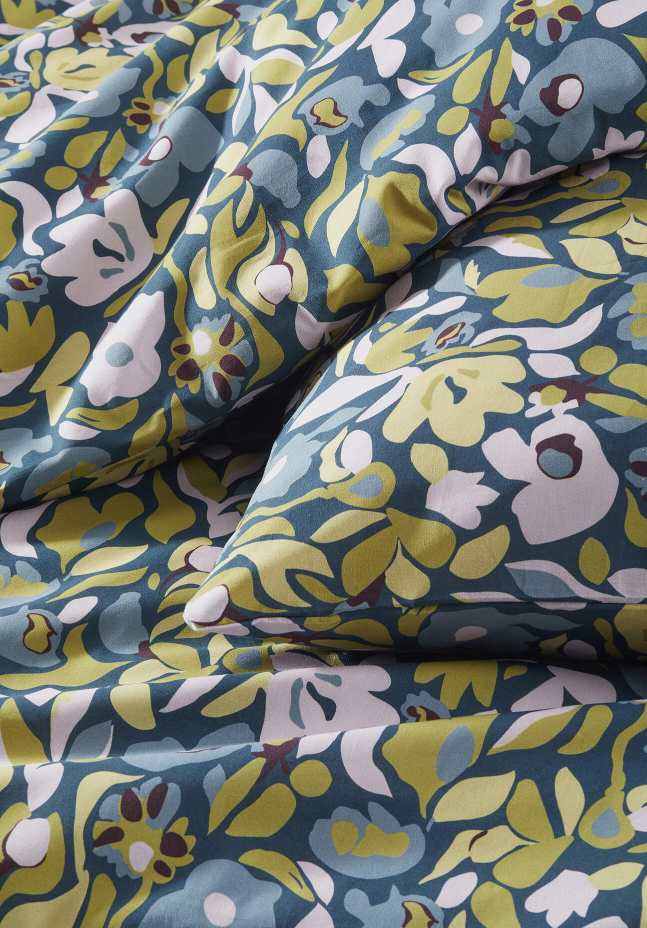 Thumbnail - hessnatur Renforcé Bettwäsche Set LILO aus Bio-Baumwolle - blau - Größe 155x220 / 80x80 cm