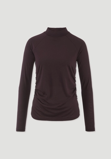 Shirt long sleeve slim ACTIVE FUNCTIONAL made of organic merino wool and TENCEL™ Lyocell - 4