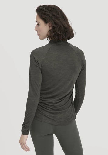 Shirt long sleeve slim ACTIVE FUNCTIONAL made of organic merino wool and TENCEL™ Lyocell - 2