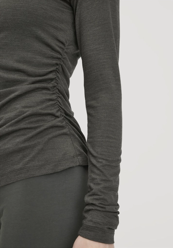 Shirt long sleeve slim ACTIVE FUNCTIONAL made of organic merino wool and TENCEL™ Lyocell - 3