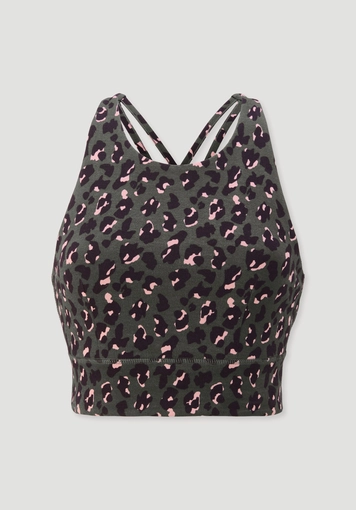 ACTIVE LIGHT high-neck bustier made of organic cotton