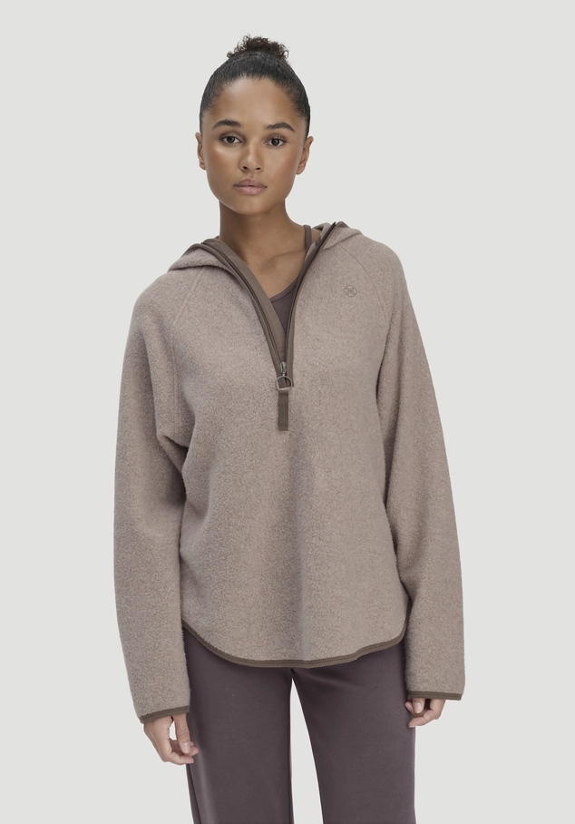 Fleece Hoodie Relaxed ACTIVE LIGHT aus reiner Bio-Baumwolle