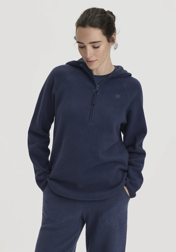 Fleece hoodie Relaxed ACTIVE LIGHT made of pure organic cotton - 0
