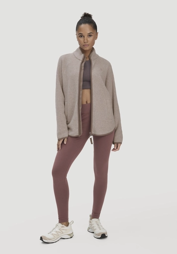 Fleece Jacke Relaxed ACTIVE LIGHT aus Bio-Baumwolle - 1
