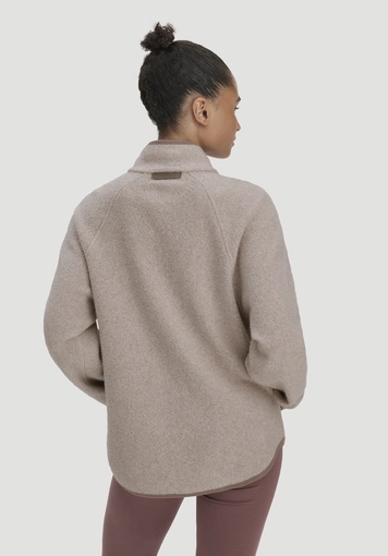 Fleece Jacke Relaxed ACTIVE LIGHT aus Bio-Baumwolle - 2