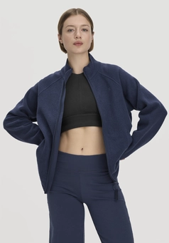 Fleece Jacke Relaxed ACTIVE LIGHT aus Bio-Baumwolle
