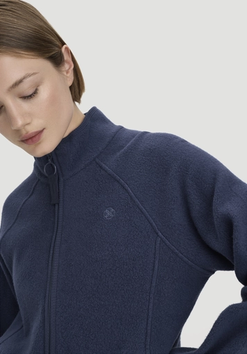 Fleece jacket Relaxed ACTIVE LIGHT made of organic cotton - 3